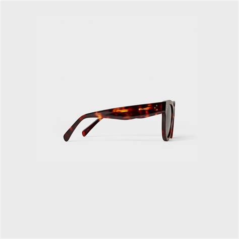 celine 4s003cpeb.19dt|Cat Eye S003 Sunglasses in Acetate with Mineral Glass Lenses.